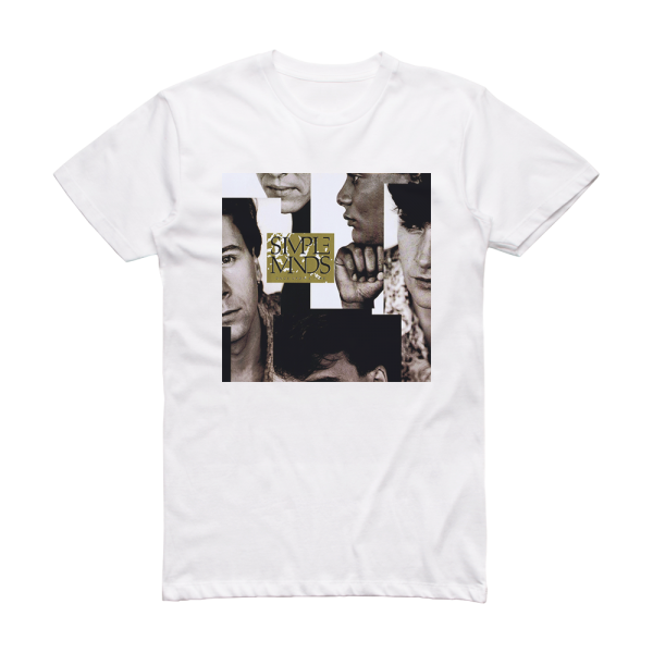 Simple Minds Once Upon A Time 2 Album Cover T-Shirt White