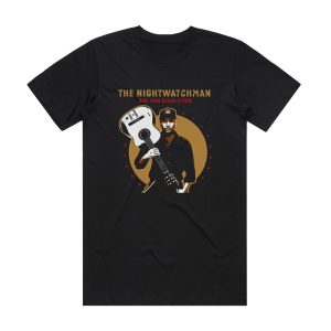 The Nightwatchman One Man Revolution Album Cover T-Shirt Black