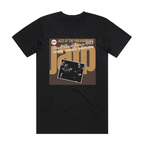 Ray Brown One Oclock Jump 1953 Album Cover T-Shirt Black