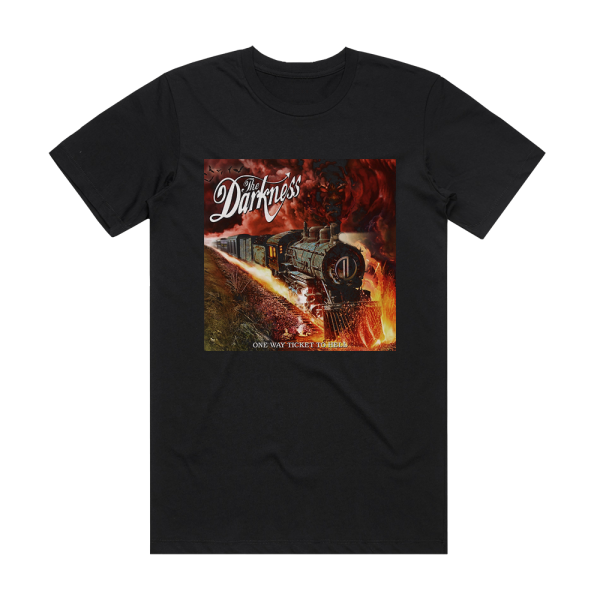 The Darkness One Way Ticket To Hell And Back Album Cover T-Shirt Black