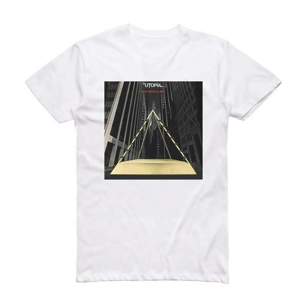 Utopia Oops Wrong Planet Album Cover T-Shirt White