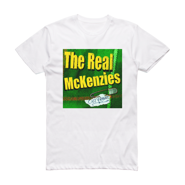 The Real McKenzies Oot Aboot 2 Album Cover T-Shirt White