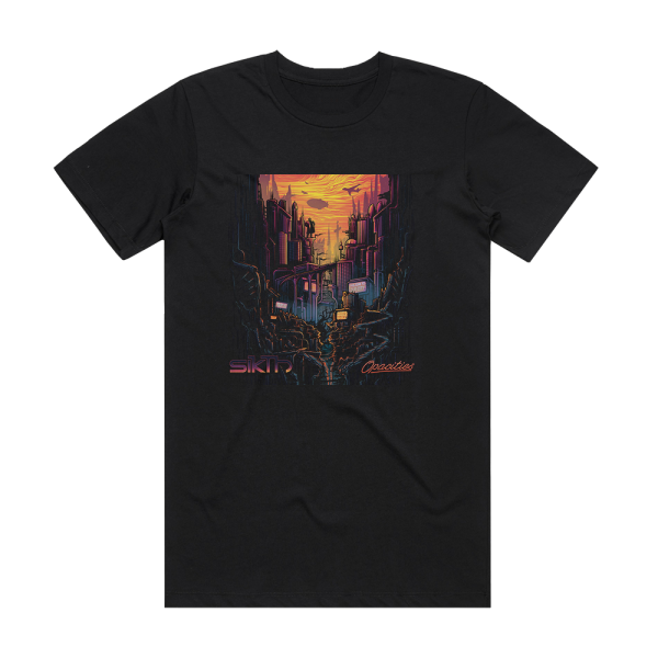 SikTh Opacities Album Cover T-Shirt Black