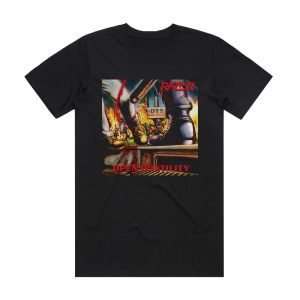 Razor Open Hostility Album Cover T-Shirt Black