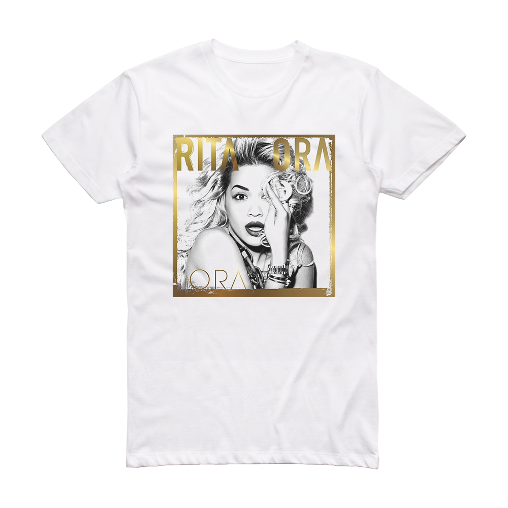 Rita Ora Ora 1 Album Cover T-Shirt White – ALBUM COVER T-SHIRTS