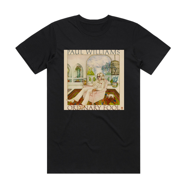 Paul Williams Ordinary Fool Album Cover T-Shirt Black