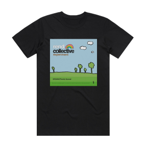 Rend Collective Experiment Organic Family Hymnal Album Cover T-Shirt Black