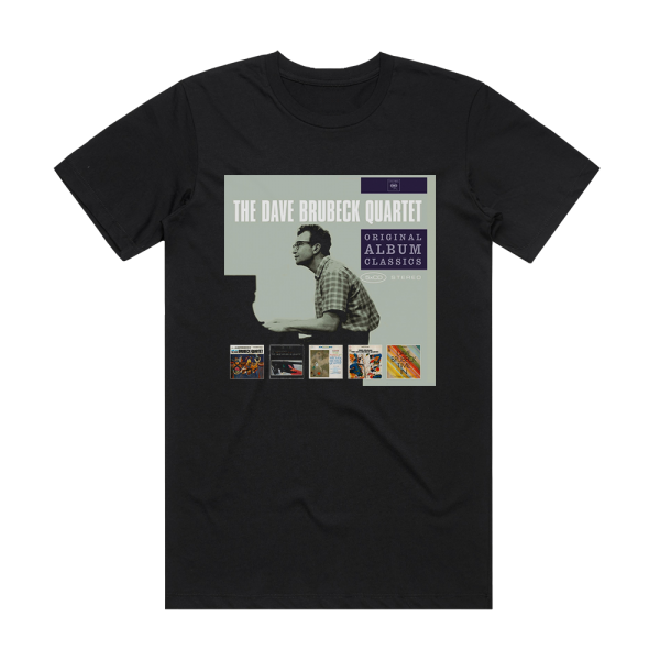 The Dave Brubeck Quartet Original Album Classics Album Cover T-Shirt Black