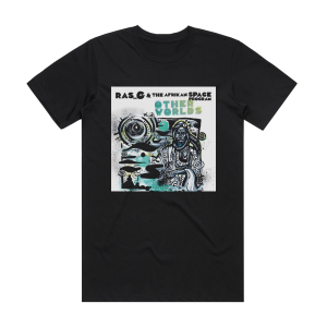 Ras G and The Afrikan Space Program Other Worlds Album Cover T-Shirt Black