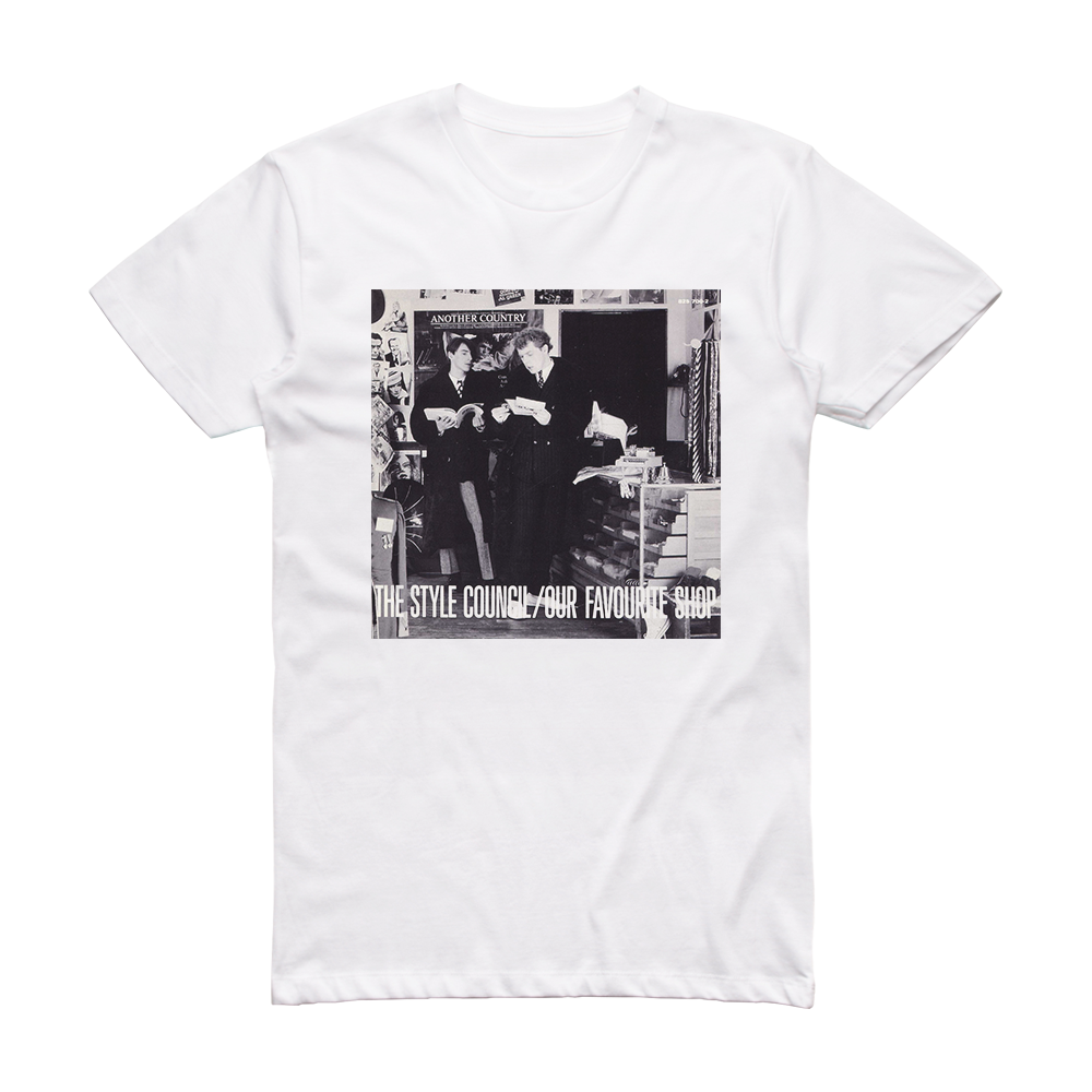 The Style Council Our Favourite Shop Album Cover T-Shirt White – ALBUM ...