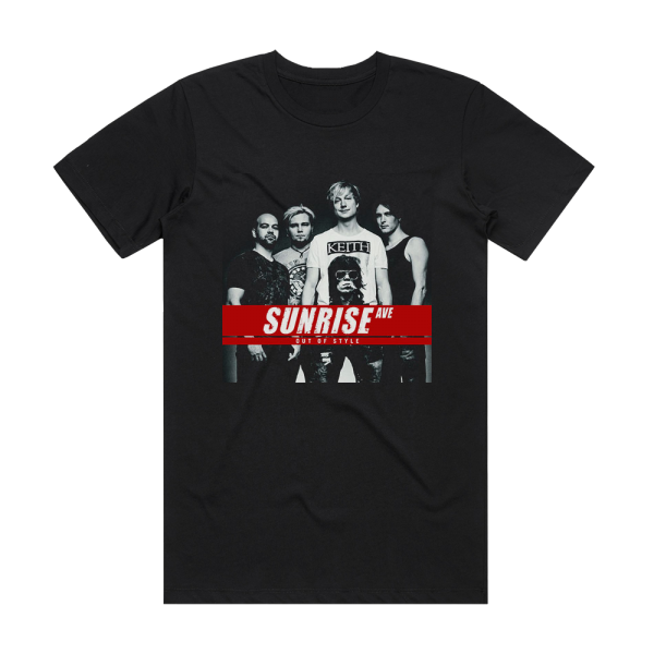 Sunrise Avenue Out Of Style Album Cover T-Shirt Black