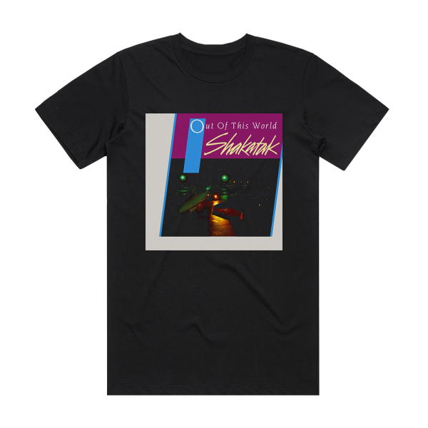 Shakatak Out Of This World Album Cover T-Shirt Black