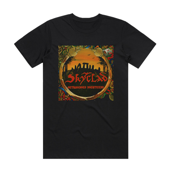 Skyclad Outrageous Fourtunes Album Cover T-Shirt Black