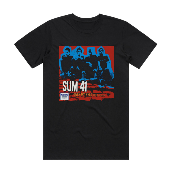 Sum 41 Over My Head Better Off Dead Album Cover T-Shirt Black