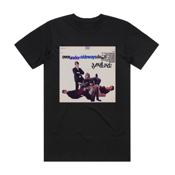 The Yardbirds Over Under Sideways Down Album Cover T-Shirt Black