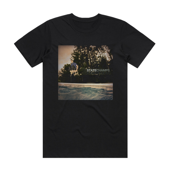 State Champs Overslept Album Cover T-Shirt Black