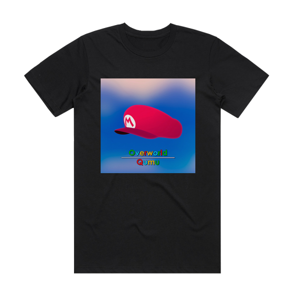 Qumu Overworld From Super Mario World Album Cover T-Shirt Black