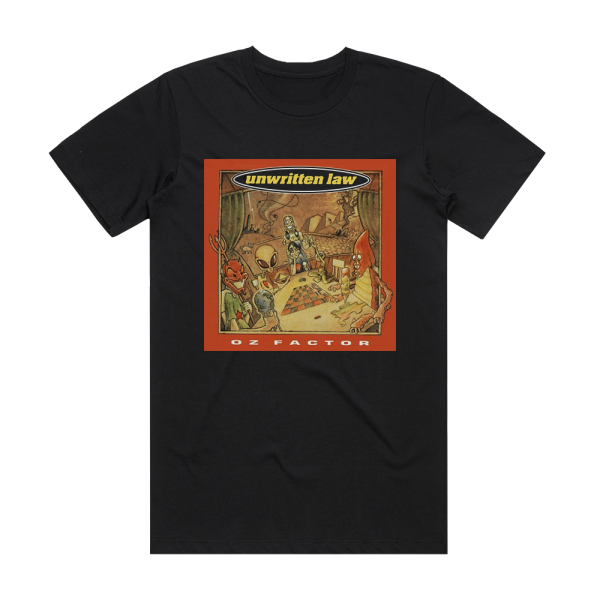 Unwritten Law Oz Factor Album Cover T-Shirt Black