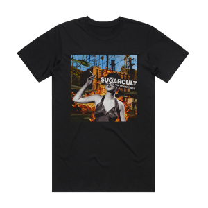 Sugarcult Palm Trees And Power Lines Album Cover T-Shirt Black