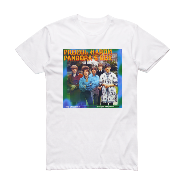 Procol Harum Pandoras Box Album Cover T-Shirt White