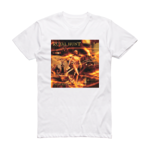 Royal Hunt Paper Blood Album Cover T-Shirt White