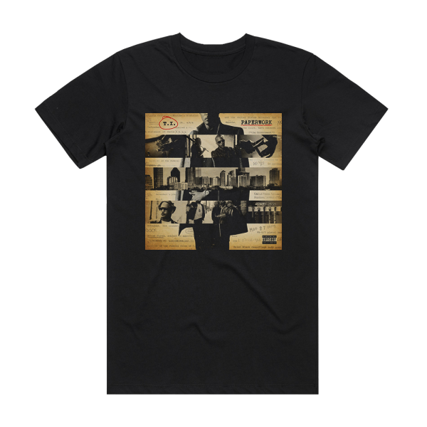 T I Paperwork 1 Album Cover T-Shirt Black