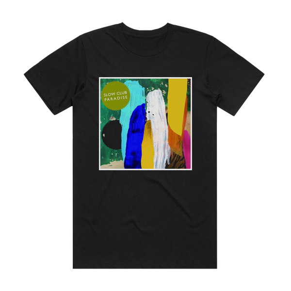 Slow Club Paradise Album Cover T-Shirt Black