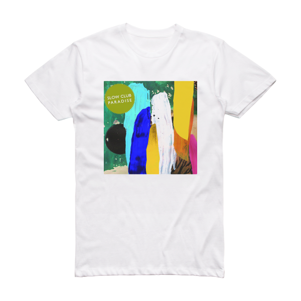 Slow Club Paradise Album Cover T-Shirt White