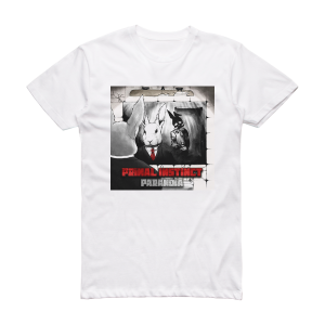 Primal instinct Paranoia Album Cover T-Shirt White