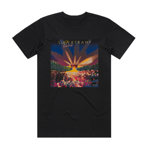 Supertramp Paris Album Cover T-Shirt Black