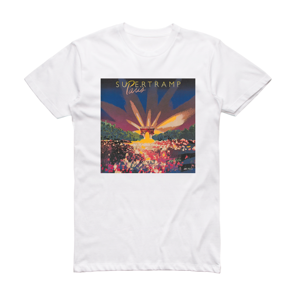 Supertramp Paris Album Cover T-Shirt White