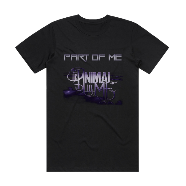 The Animal in Me Part Of Me Album Cover T-Shirt Black