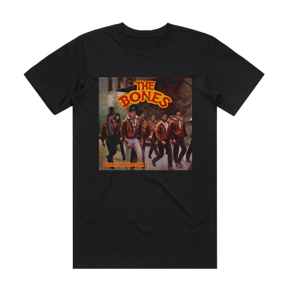 The Bones Partners In Crime Volume 1 Album Cover T-Shirt Black