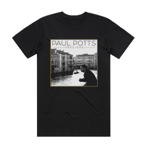 Paul Potts Passione Album Cover T-Shirt Black