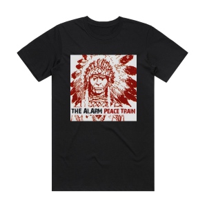The Alarm Peace Train Album Cover T-Shirt Black