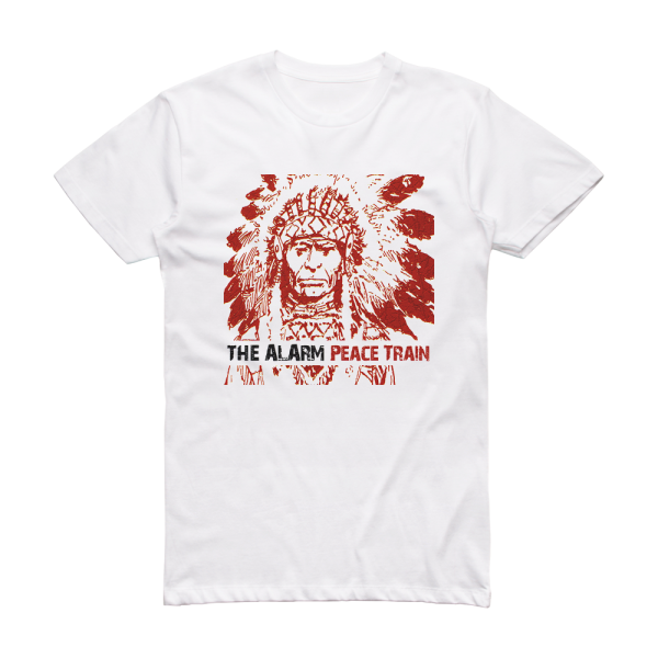 The Alarm Peace Train Album Cover T-Shirt White