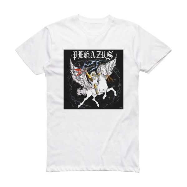 Pegazus Pegazus Album Cover T-Shirt White