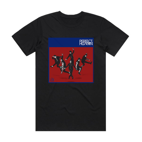 RADIO FISH Perfect Human 1 Album Cover T-Shirt Black