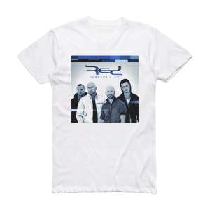 Red Perfect Life 1 Album Cover T-Shirt White