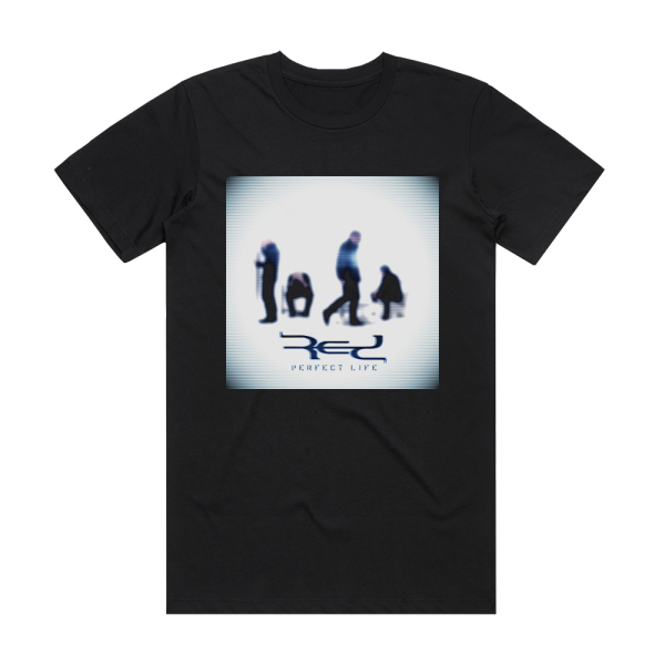 Red Perfect Life 2 Album Cover T-Shirt Black