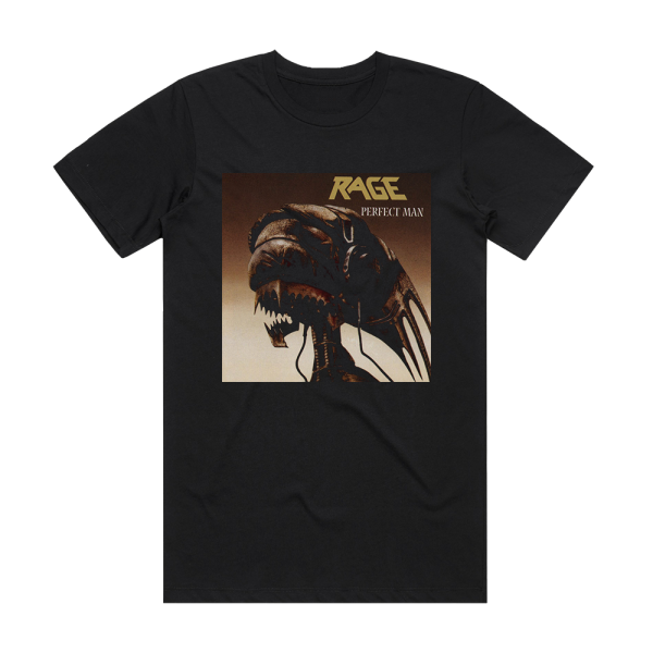 Rage Perfect Man 1 Album Cover T-Shirt Black