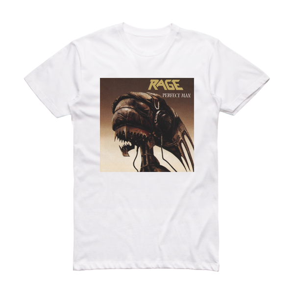 Rage Perfect Man 1 Album Cover T-Shirt White