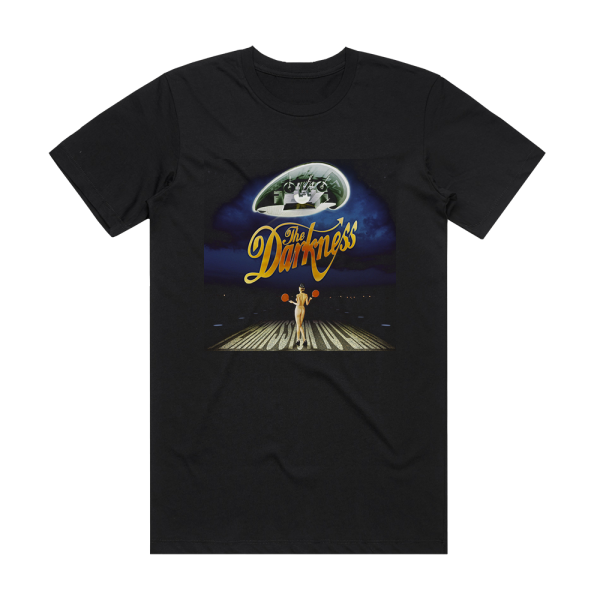 The Darkness Permission To Land Album Cover T-Shirt Black