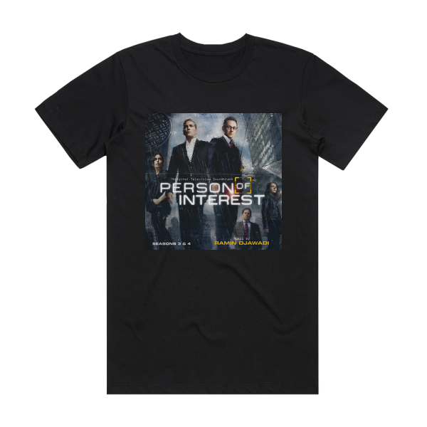 Ramin Djawadi Person Of Interest  Season 3 4 Album Cover T-Shirt Black