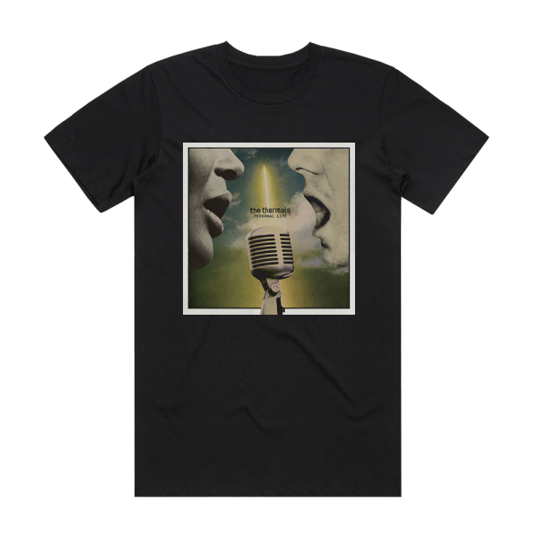 The Thermals Personal Life Album Cover T-Shirt Black
