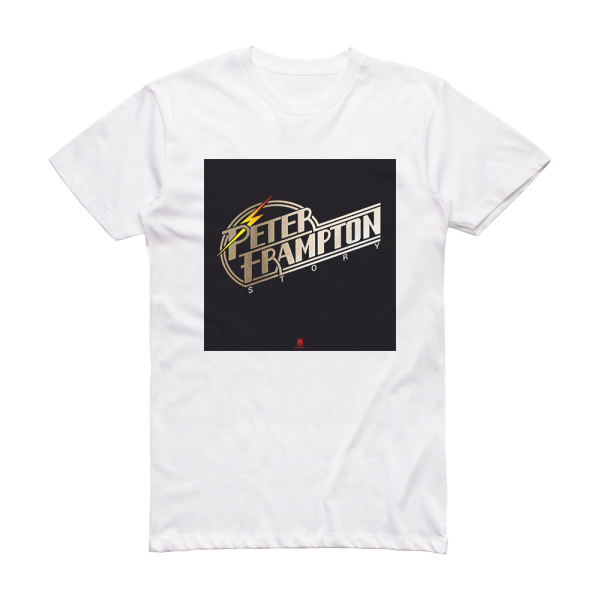 Peter Frampton Peter Frampton Story Album Cover T-Shirt White