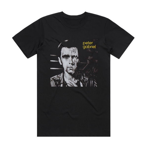 Peter Gabriel Peter Gabriel Melt 1 Album Cover T-Shirt Black
