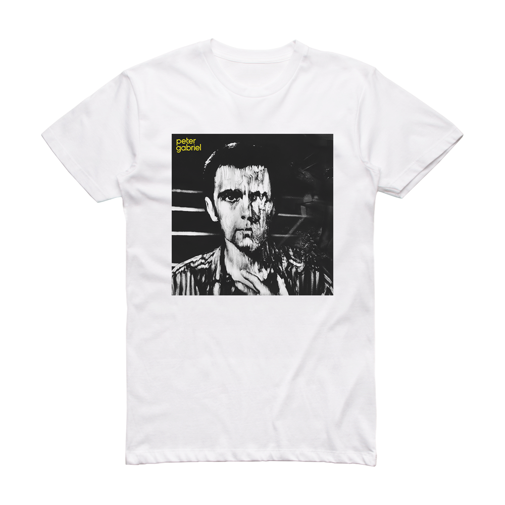 Peter Gabriel Peter Gabriel Melt 2 Album Cover T-Shirt White
