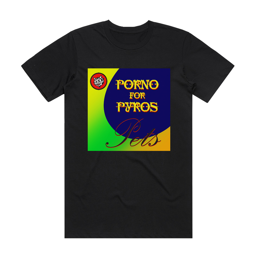 Porno for Pyros Pets Album Cover T-Shirt Black – ALBUM COVER T-SHIRTS