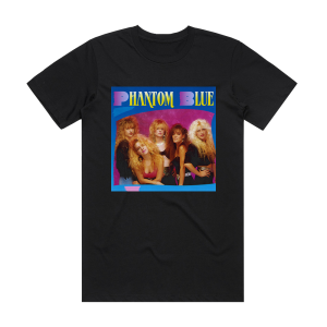 Phantom Blue Phantom Blue Album Cover T-Shirt Black